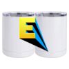 10 oz. White Stainless Steel Short Tumbler Thumbnail