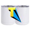 10 oz. White Stainless Steel Short Tumbler Thumbnail