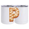 10 oz. White Stainless Steel Short Tumbler Thumbnail