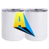 10 oz. White Stainless Steel Short Tumbler Thumbnail