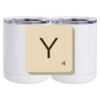 10 oz. White Stainless Steel Short Tumbler Thumbnail