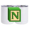 10 oz. White Stainless Steel Short Tumbler Thumbnail