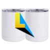 10 oz. White Stainless Steel Short Tumbler Thumbnail