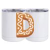 10 oz. White Stainless Steel Short Tumbler Thumbnail
