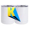 10 oz. White Stainless Steel Short Tumbler Thumbnail