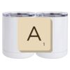 10 oz. White Stainless Steel Short Tumbler Thumbnail