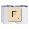 10 oz. White Stainless Steel Short Tumbler Thumbnail