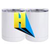 10 oz. White Stainless Steel Short Tumbler Thumbnail