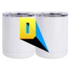 10 oz. White Stainless Steel Short Tumbler Thumbnail