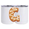 10 oz. White Stainless Steel Short Tumbler Thumbnail