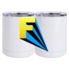 10 oz. White Stainless Steel Short Tumbler Thumbnail