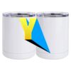 10 oz. White Stainless Steel Short Tumbler Thumbnail