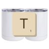 10 oz. White Stainless Steel Short Tumbler Thumbnail