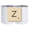 10 oz. White Stainless Steel Short Tumbler Thumbnail