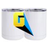 10 oz. White Stainless Steel Short Tumbler Thumbnail