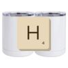 10 oz. White Stainless Steel Short Tumbler Thumbnail