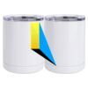 10 oz. White Stainless Steel Short Tumbler Thumbnail