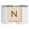 10 oz. White Stainless Steel Short Tumbler Thumbnail