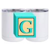 10 oz. White Stainless Steel Short Tumbler Thumbnail