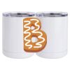 10 oz. White Stainless Steel Short Tumbler Thumbnail