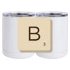 10 oz. White Stainless Steel Short Tumbler Thumbnail