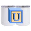 10 oz. White Stainless Steel Short Tumbler Thumbnail