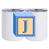 10 oz. White Stainless Steel Short Tumbler Thumbnail