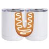 10 oz. White Stainless Steel Short Tumbler Thumbnail