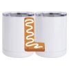10 oz. White Stainless Steel Short Tumbler Thumbnail