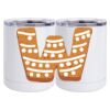 10 oz. White Stainless Steel Short Tumbler Thumbnail