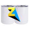 10 oz. White Stainless Steel Short Tumbler Thumbnail