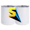 10 oz. White Stainless Steel Short Tumbler Thumbnail