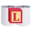 10 oz. White Stainless Steel Short Tumbler Thumbnail