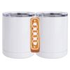 10 oz. White Stainless Steel Short Tumbler Thumbnail