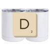 10 oz. White Stainless Steel Short Tumbler Thumbnail
