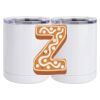 10 oz. White Stainless Steel Short Tumbler Thumbnail