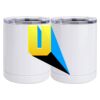 10 oz. White Stainless Steel Short Tumbler Thumbnail