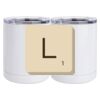 10 oz. White Stainless Steel Short Tumbler Thumbnail