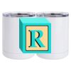 10 oz. White Stainless Steel Short Tumbler Thumbnail