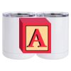 10 oz. White Stainless Steel Short Tumbler Thumbnail