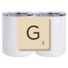 10 oz. White Stainless Steel Short Tumbler Thumbnail