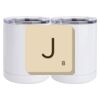 10 oz. White Stainless Steel Short Tumbler Thumbnail
