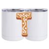 10 oz. White Stainless Steel Short Tumbler Thumbnail
