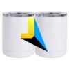 10 oz. White Stainless Steel Short Tumbler Thumbnail