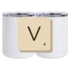 10 oz. White Stainless Steel Short Tumbler Thumbnail