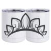 10 oz. White Stainless Steel Short Tumbler Thumbnail