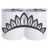 10 oz. White Stainless Steel Short Tumbler Thumbnail