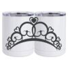 10 oz. White Stainless Steel Short Tumbler Thumbnail