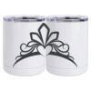 10 oz. White Stainless Steel Short Tumbler Thumbnail