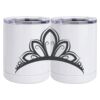 10 oz. White Stainless Steel Short Tumbler Thumbnail